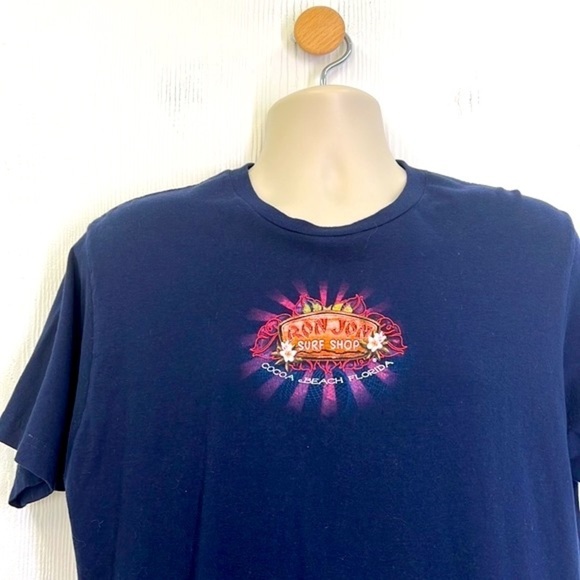 Anvil - Ron Jon Surf Shop Surfboard Tiki Graphic Cocoa Beach Fl T Shirt Size LG - Picture 6 of 10